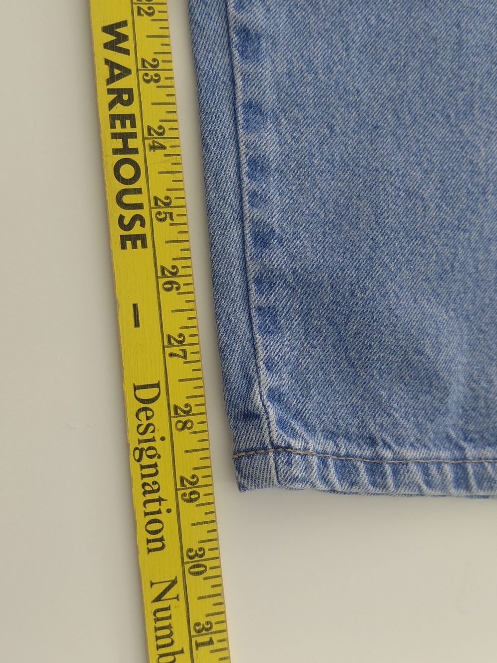 VTG Gitano Light Blue Pleated High-waist Mom Jeans 28x29 - Picture 9 of 9